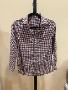 Vineyard Vines Red, Navy, White Performance Whale Shirt Button-Down Boys M 12/14